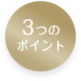 3つのポイント